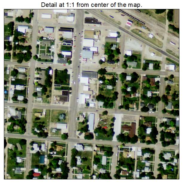 Bertrand, Nebraska aerial imagery detail