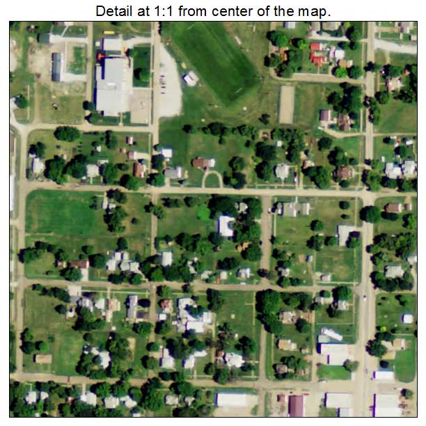 Bladen, Nebraska aerial imagery detail