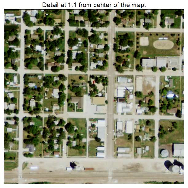 Bradshaw, Nebraska aerial imagery detail