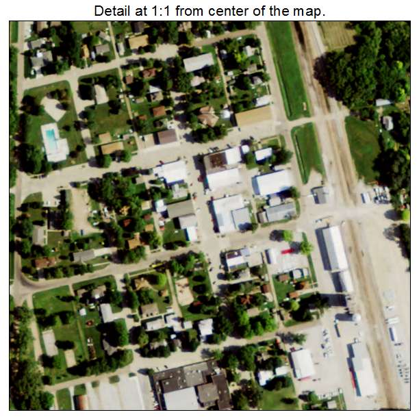 Brainard, Nebraska aerial imagery detail