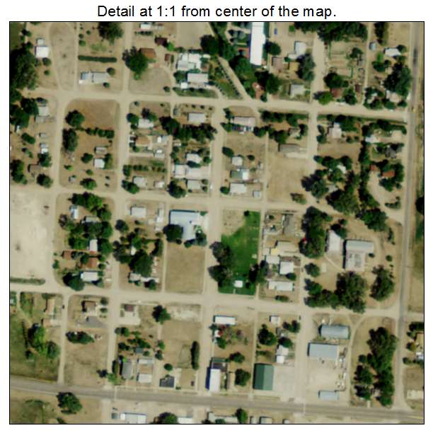 Broadwater, Nebraska aerial imagery detail