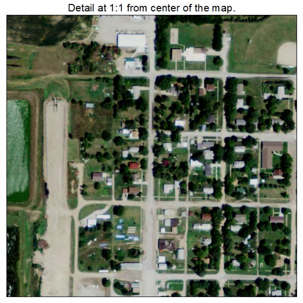 Byron, Nebraska aerial imagery detail