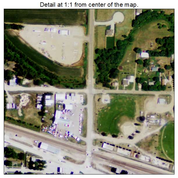 Cairo, Nebraska aerial imagery detail