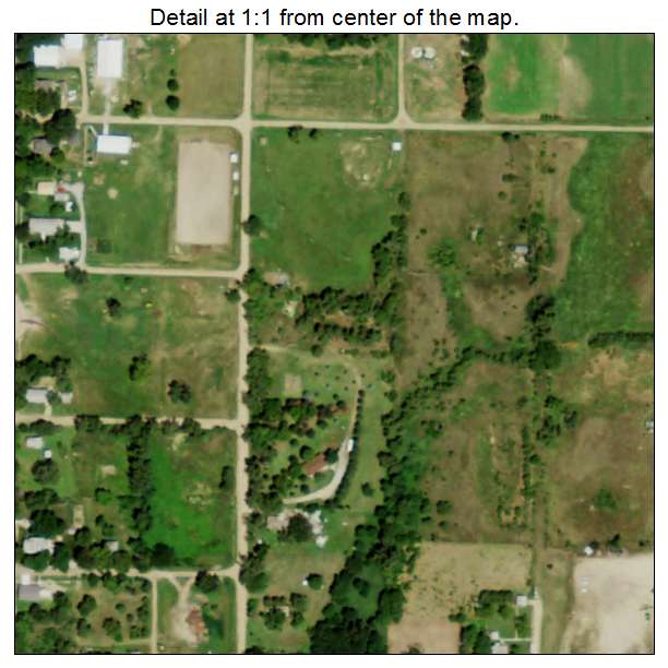 Carleton, Nebraska aerial imagery detail