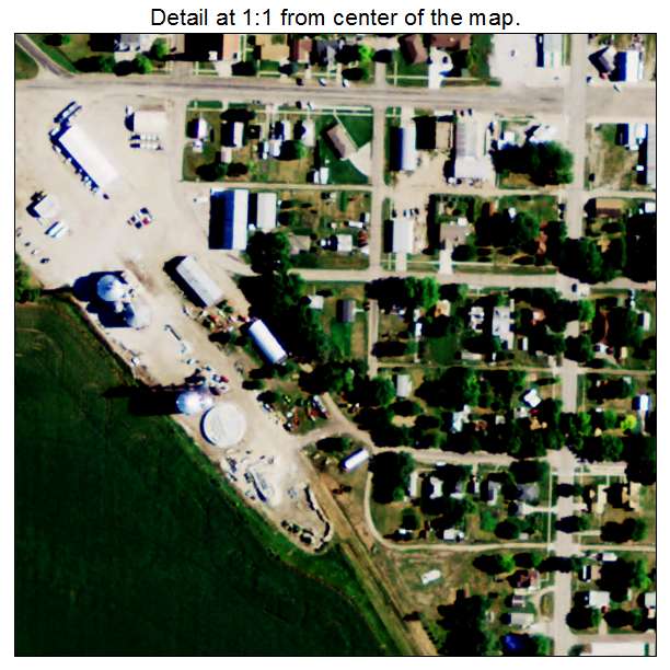 Cedar Rapids, Nebraska aerial imagery detail