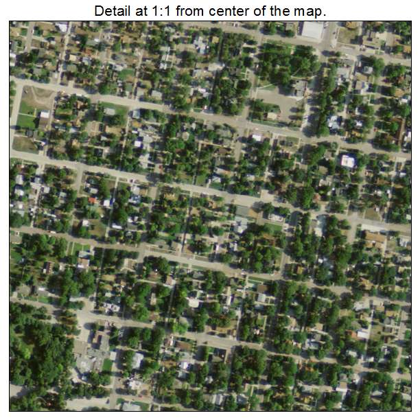 Chadron, Nebraska aerial imagery detail