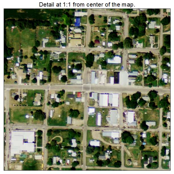 Chambers, Nebraska aerial imagery detail