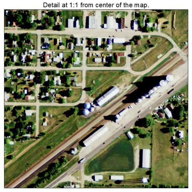 Chapman, Nebraska aerial imagery detail