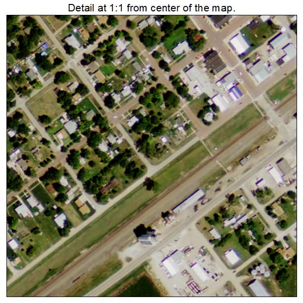 Clarks, Nebraska aerial imagery detail
