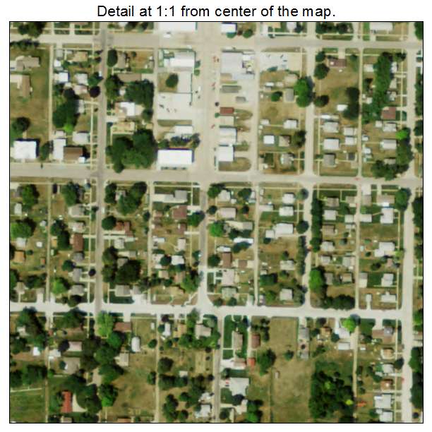 Clarkson, Nebraska aerial imagery detail