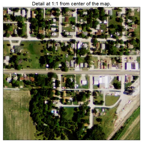 Clatonia, Nebraska aerial imagery detail