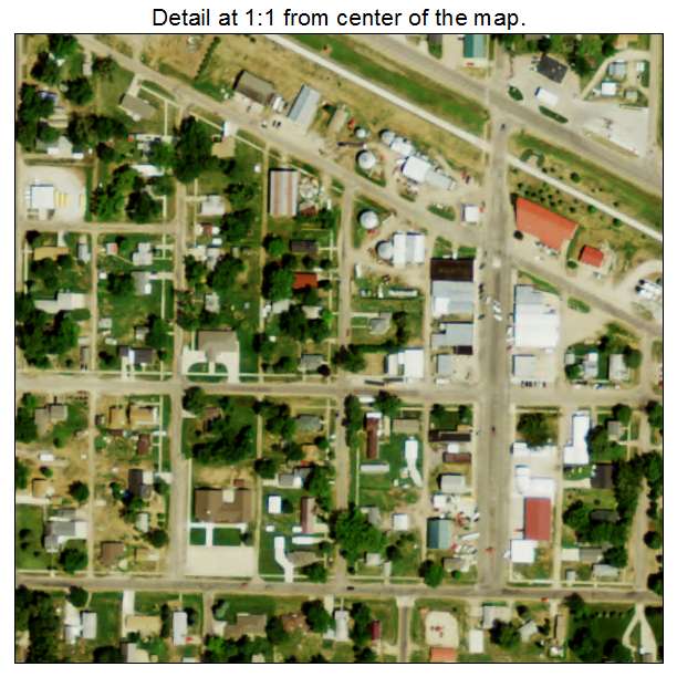 Clearwater, Nebraska aerial imagery detail