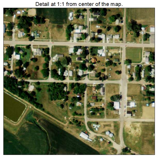 Concord, Nebraska aerial imagery detail