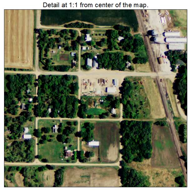 Cowles, Nebraska aerial imagery detail