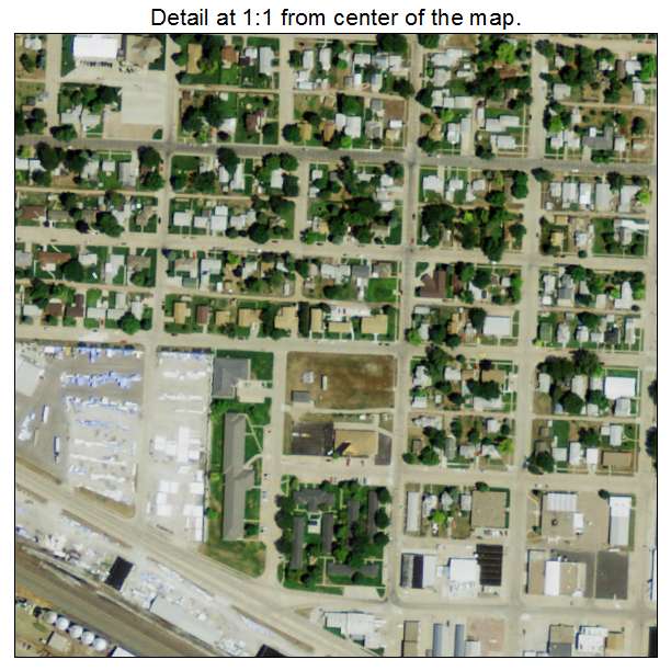 Cozad, Nebraska aerial imagery detail