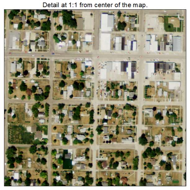Creighton, Nebraska aerial imagery detail