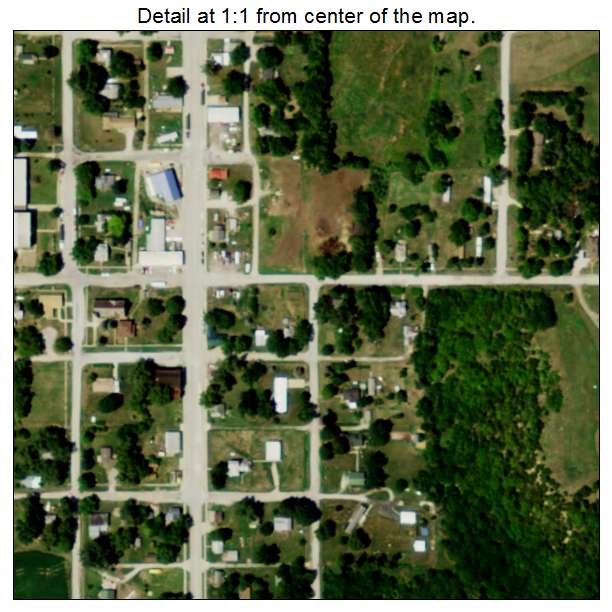 Dawson, Nebraska aerial imagery detail