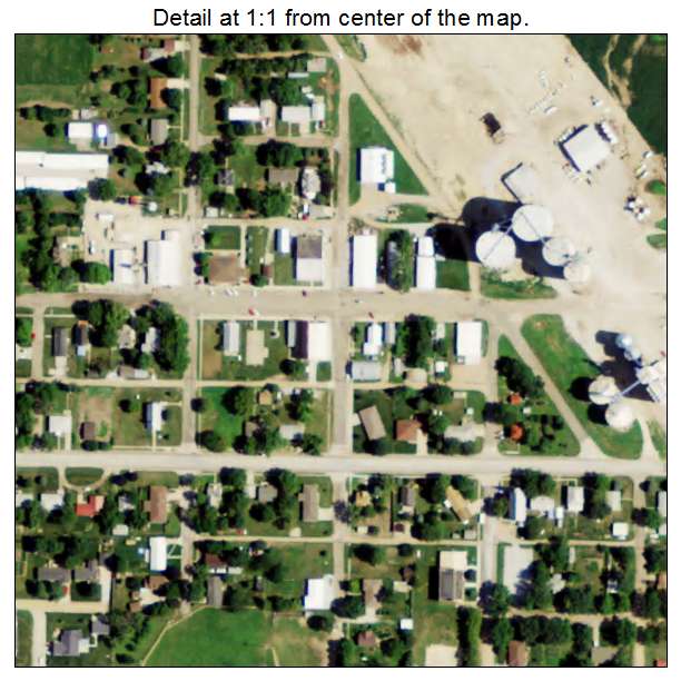 Daykin, Nebraska aerial imagery detail