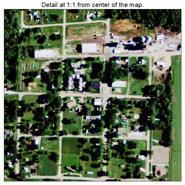 Deweese, Nebraska aerial imagery detail