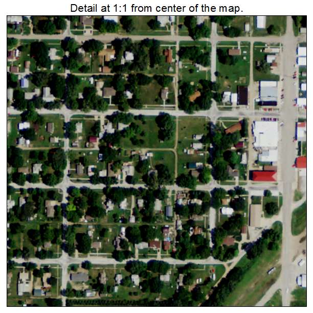 Diller, Nebraska aerial imagery detail