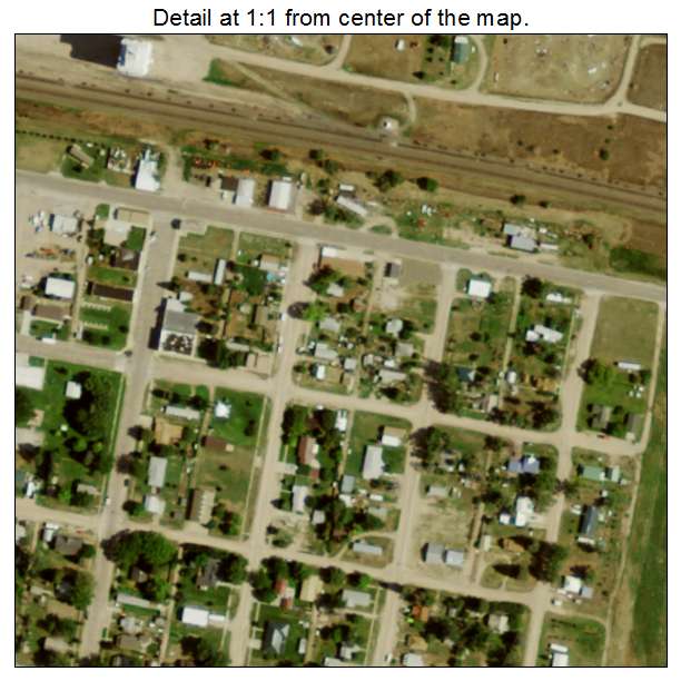 Dix, Nebraska aerial imagery detail