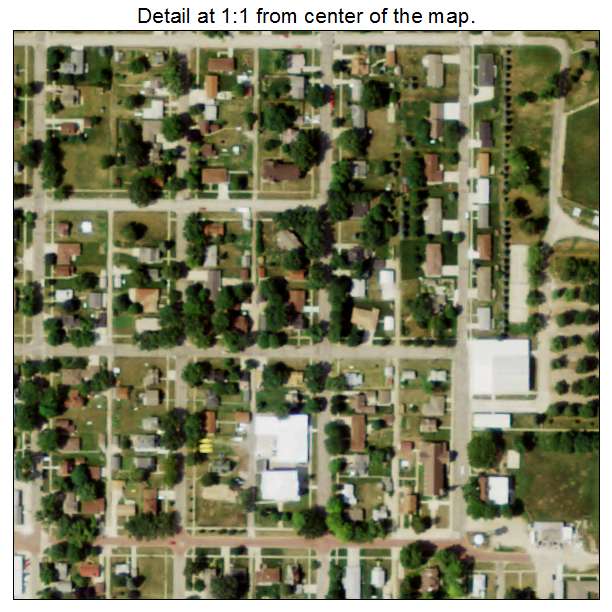 Dodge, Nebraska aerial imagery detail