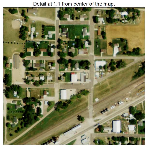 Duncan, Nebraska aerial imagery detail
