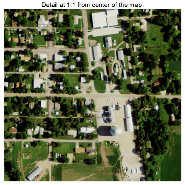 Dwight, Nebraska aerial imagery detail