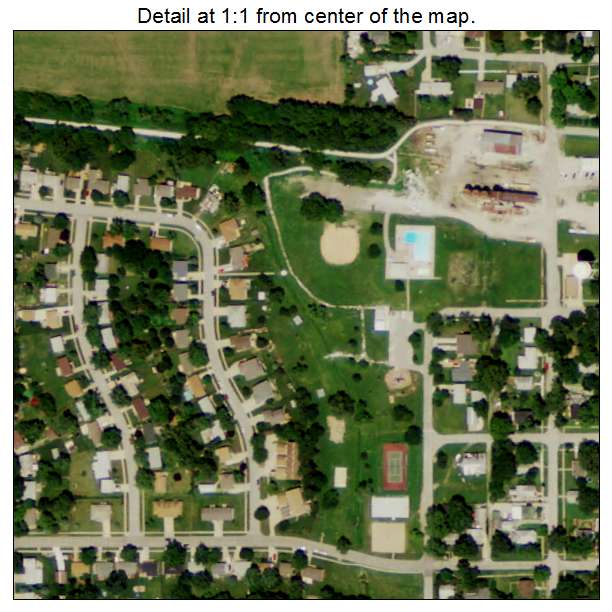 Eagle, Nebraska aerial imagery detail