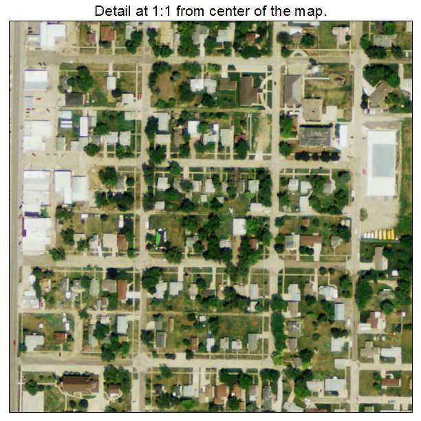 Elgin, Nebraska aerial imagery detail
