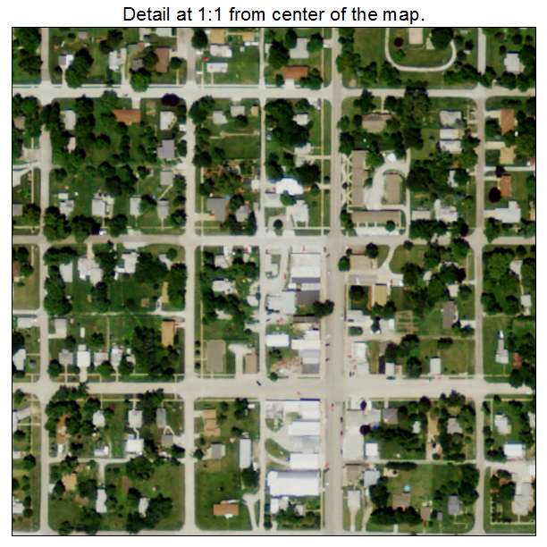 Elmwood, Nebraska aerial imagery detail