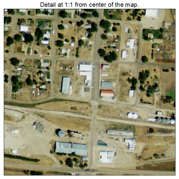 Elsie, Nebraska aerial imagery detail