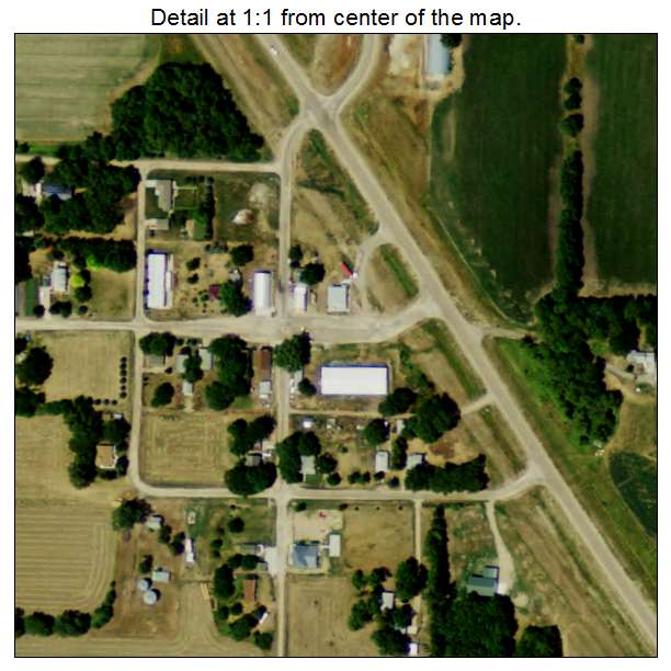 Elyria, Nebraska aerial imagery detail