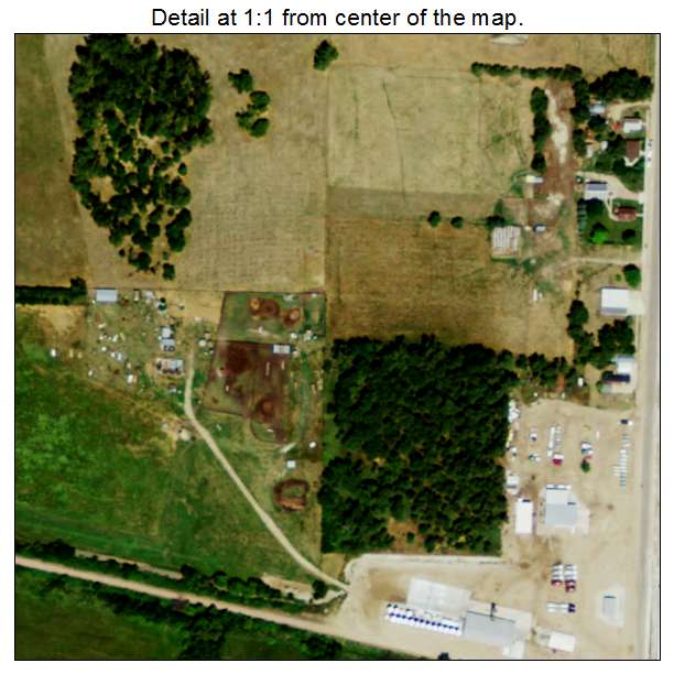 Emmet, Nebraska aerial imagery detail