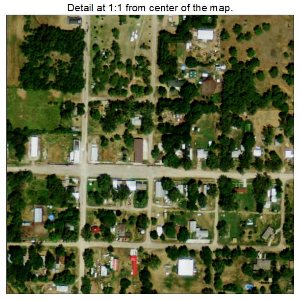Ericson, Nebraska aerial imagery detail