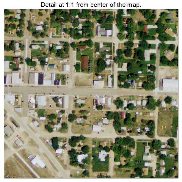 Ewing, Nebraska aerial imagery detail