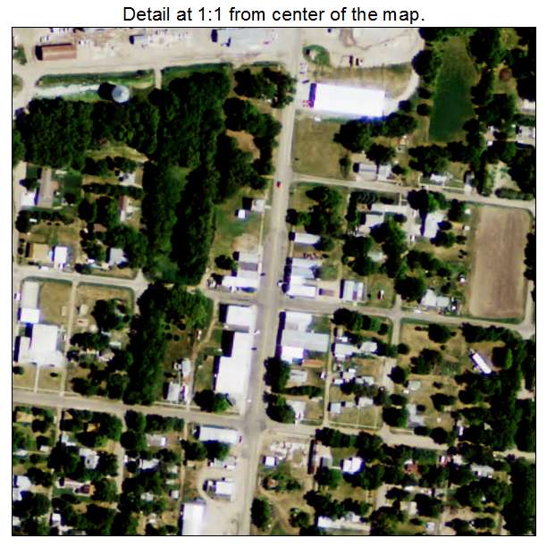 Farwell, Nebraska aerial imagery detail