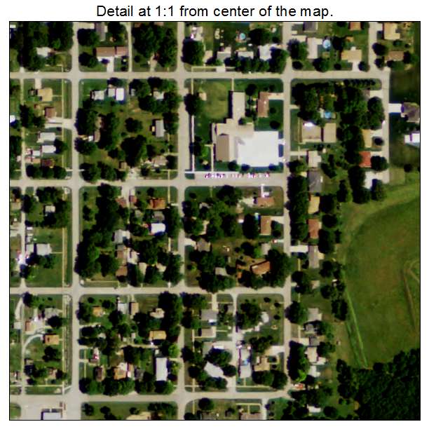 Firth, Nebraska aerial imagery detail