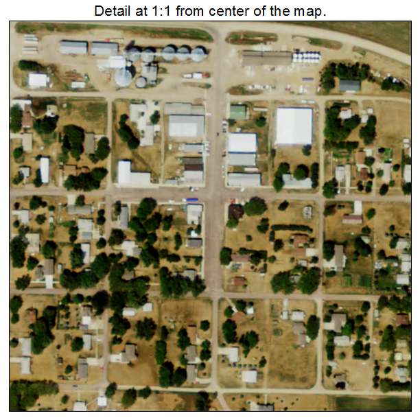 Fordyce, Nebraska aerial imagery detail