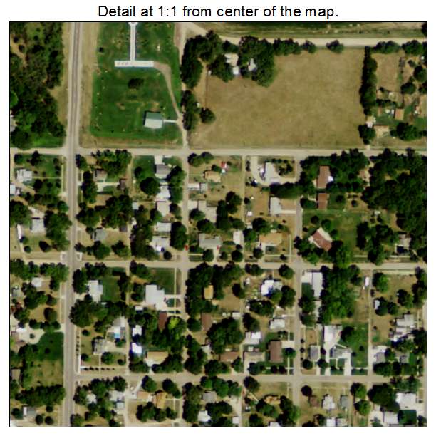 Fullerton, Nebraska aerial imagery detail