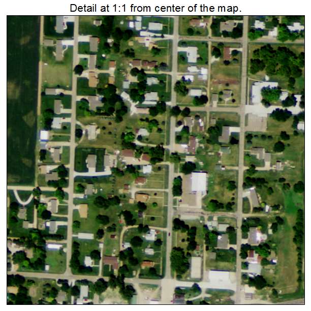 Funk, Nebraska aerial imagery detail