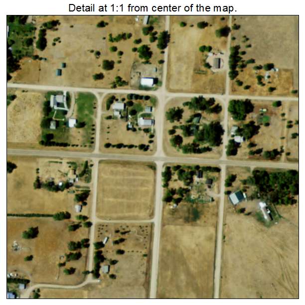 Gandy, Nebraska aerial imagery detail