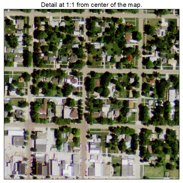 Geneva, Nebraska aerial imagery detail