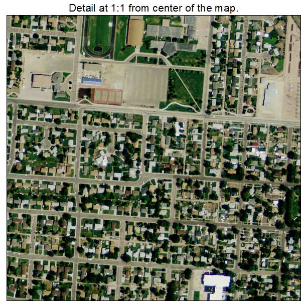 Gering, Nebraska aerial imagery detail