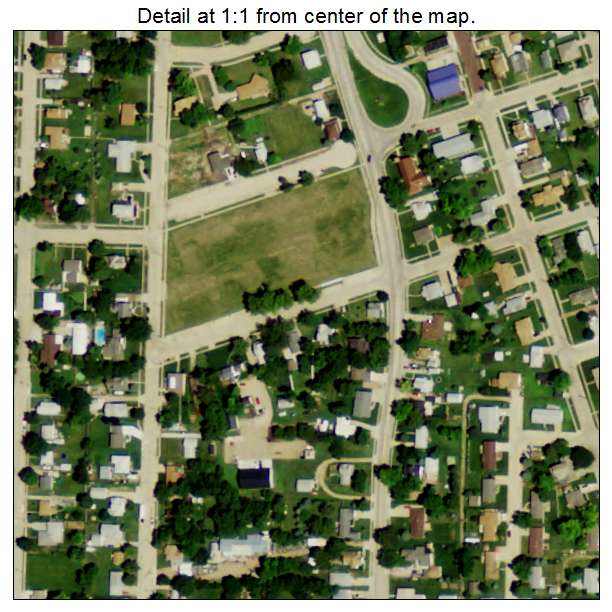 Gibbon, Nebraska aerial imagery detail