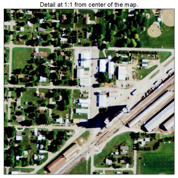 Giltner, Nebraska aerial imagery detail