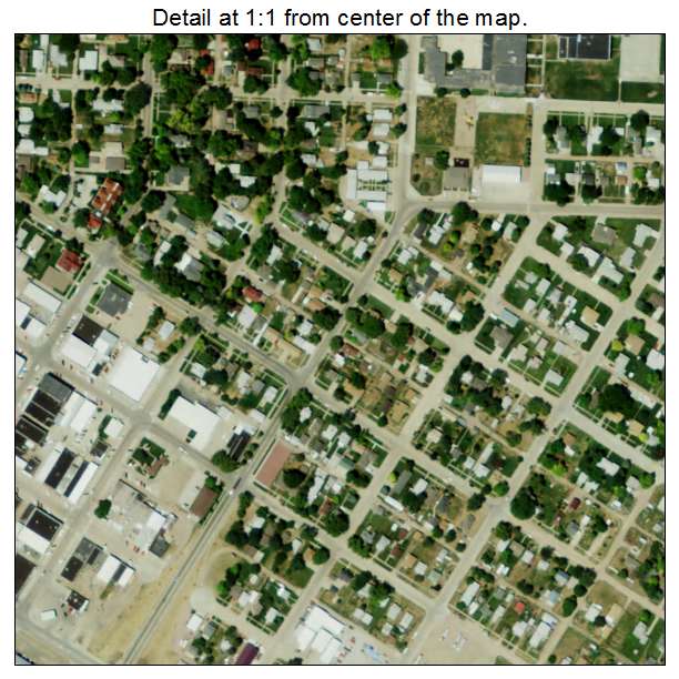 Gothenburg, Nebraska aerial imagery detail