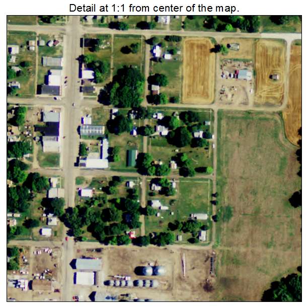 Guide Rock, Nebraska aerial imagery detail