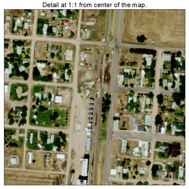 Gurley, Nebraska aerial imagery detail