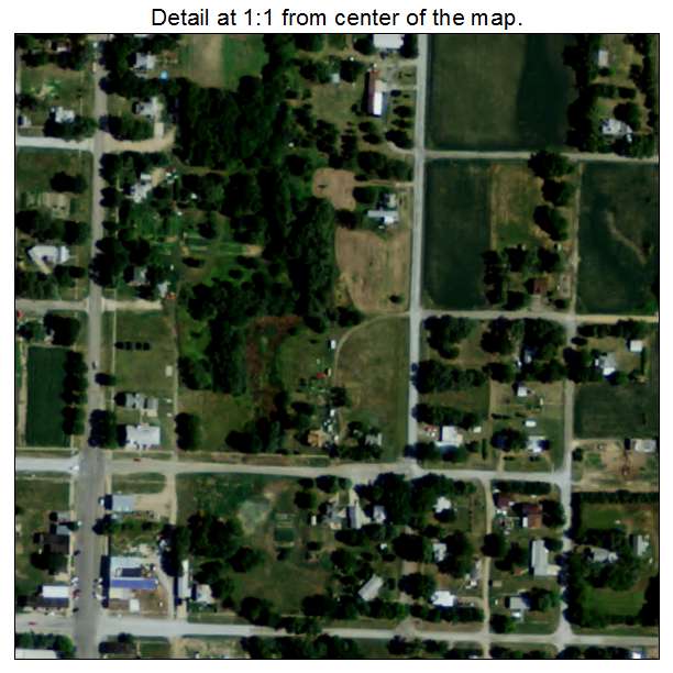 Hardy, Nebraska aerial imagery detail
